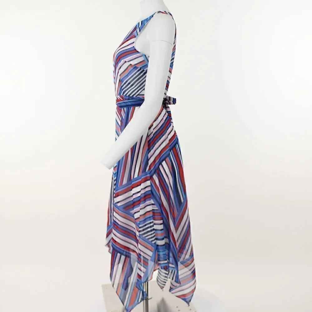 Inc Printed Chiffon MIDI Dress - Picture 3 of 5
